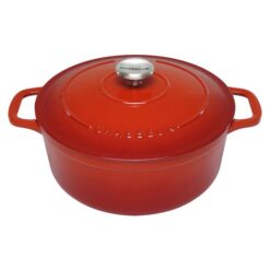 Chasseur Cast Iron Round French Oven, 20cm, Inferno Red