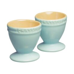 Chasseur La Cuisson 4 Piece Egg Cup Set, Duck Egg Blue