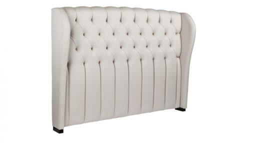 Chateau custom tufted wing bed head