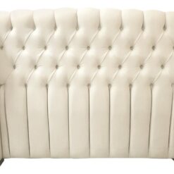 Chateau custom tufted wing bed head discounted display model