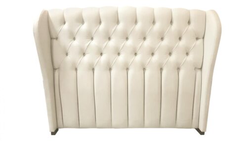 Chateau custom tufted wing bed head discounted display model