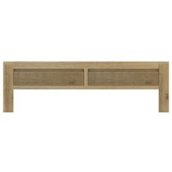 Chatsbury Acacia Timber 2 Drawer Coffee Table, 120cm, Brushed Smoke