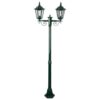 Chester Italian Made IP43 Exterior Post Lantern, 2 Light, Style A, 205cm, Green Chester Italian Made IP43 Exterior Post Lantern, 2 Light, Style A, 205cm, Green