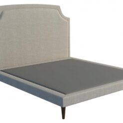 Christopher custom upholstered bed with choice of standard base