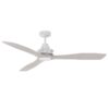 Clarence Ceiling Fan, 142cm/56", White / Driftwood