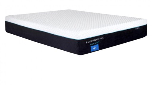 Comfort sleep emporio black x illusion plush mattress