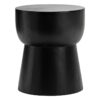 Corky Mindi Wood Eggcup Stool / Side Table, Black