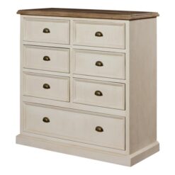 Cornwall Reclaimed Timber 7 Drawer Tallboy