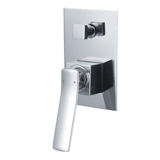 Cortina Wall Mounted Bath and Shower Mixer with Diverter - Chrome