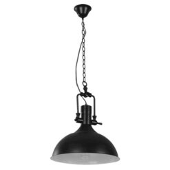 Cottage Metal Pendant Light, Black