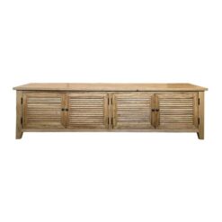Croix Timber 4 Door TV Unit, 200cm