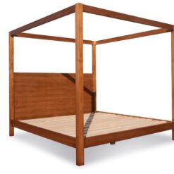 Cube custom four poster timber bed frame
