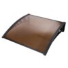 DIY Window Door Awning Brown 1 x 1M