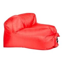 DZ Milano Decor Inflatable Air Lounger for Beach Camping Festival Outdoor Lazy Lounge Chair - Red