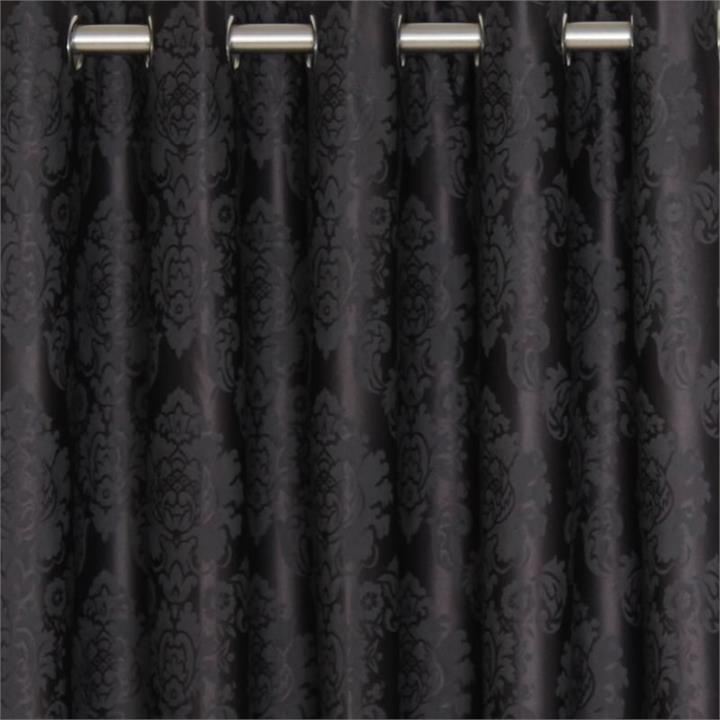 Damask Blockout Eyelet Curtain 165x220cm Damask Blockout Eyelet Curtain 165x220cm