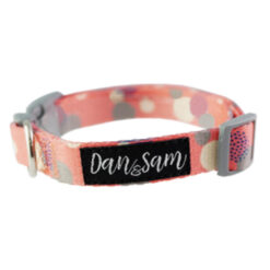 Dan & Sam Adjustable Polyester Webbing Collar For Dogs - Fabulous 1 X Large