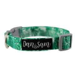Dan & Sam Adjustable Polyester Webbing Collar For Dogs - Lahana 1 X Large