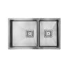 Dante Stainless Steel Sink - 760mm 1+3/4 Bowl - 1.5mm Thick