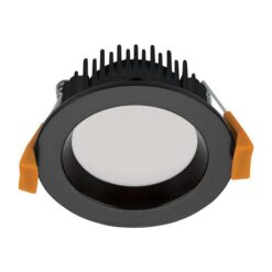 Deco IP44 Indoor / Outdoor DALI Dimmable LED Fixed Downlight, Round, 8W, CCT, Black