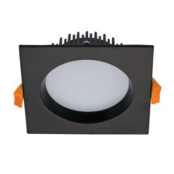 Deco IP44 Indoor / Outdoor Dimmable LED Fixed Downlight, Square, 13W, CCT, Black