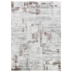 Decora No.46027 Modern Rug, 230x160cm, Red / Silver
