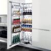 Diamond Open Out Tandem Pantry Unit with Soft Close - Suits 1325mm+ Cabinet Height - With Cabinet Width Options