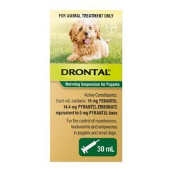 Drontal Wormers Puppy Worming Suspension 30 Ml