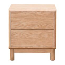 Dupont Wooden Bedside Table, Natural