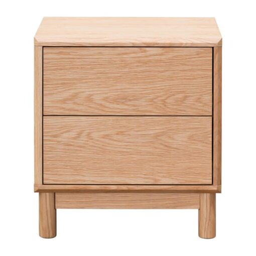 Dupont Wooden Bedside Table, Natural