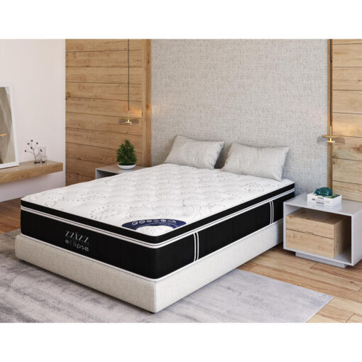 Eclipse Boxed Luxury Euro Top Pocket Spring Medium Mattress, King Single