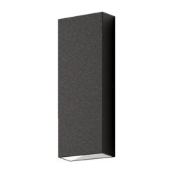 Edge IP65 Exterior LED Up / Down Wall Light, 5000K, Black