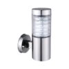 Elanora IP44 Stainless Steel Exterior Wall Light, Silver