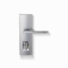 Elba Linear Secure Double Cylinder Lever Set - Satin Chrome