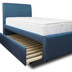 Eleanor custom trundle fabric bed discounted floor display