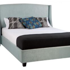 Elizabeth custom wing bed frame with deluxe base discounted floor display