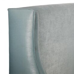 Elizabeth custom wing upholstered bed frame with choice of storage base