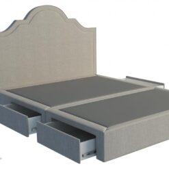 Ella custom bed with choice of storage bases