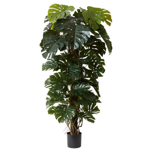 Elme Potted Artificial Monstera Totem, 180cm