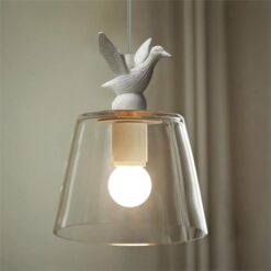 Elvina Glass Pendant Light, Duck