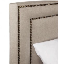 Emirates custom studded headboard