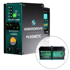 Enerdrive 4WD Canopy Explorer System with 200Ah Lithium Battery, ePRO Plus Battery Monitor, Passengers Side Installation