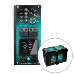 Enerdrive 4WD Canopy Traveller System with 125Ah Lithium Battery, Simarine Battery Monitor & Quad Shunt Module, Driver Side Installation