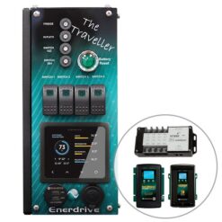 Enerdrive 4WD Canopy Traveller System with Simarine Battery Monitor & Quad Shunt Module, Passenger Side Installation