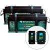 Enerdrive B-TEC 2 x 300Ah Lithium Battery, 40A DC2DC & 60A AC Charger Bundle