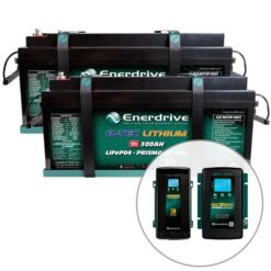 Enerdrive B-TEC 2 x 300Ah Lithium Battery, 40A DC2DC & 60A AC Charger Bundle