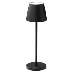 Enoki IP44 Indoor / Outdoor Portable Colour Changing Touch Table Lamp, Black