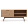 Esashi Wooden 2 Drawer Sliding Door Sideboard, 160cm