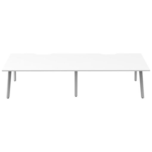 Eternity Office Desk, 2 Person, 240cm, White