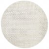 Evoke Diamond Turkish Made Modern Round Rug, 240cm, Grey