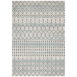 Evoke Simplicity Turkish Made Modern Rug, 400x300cm, White